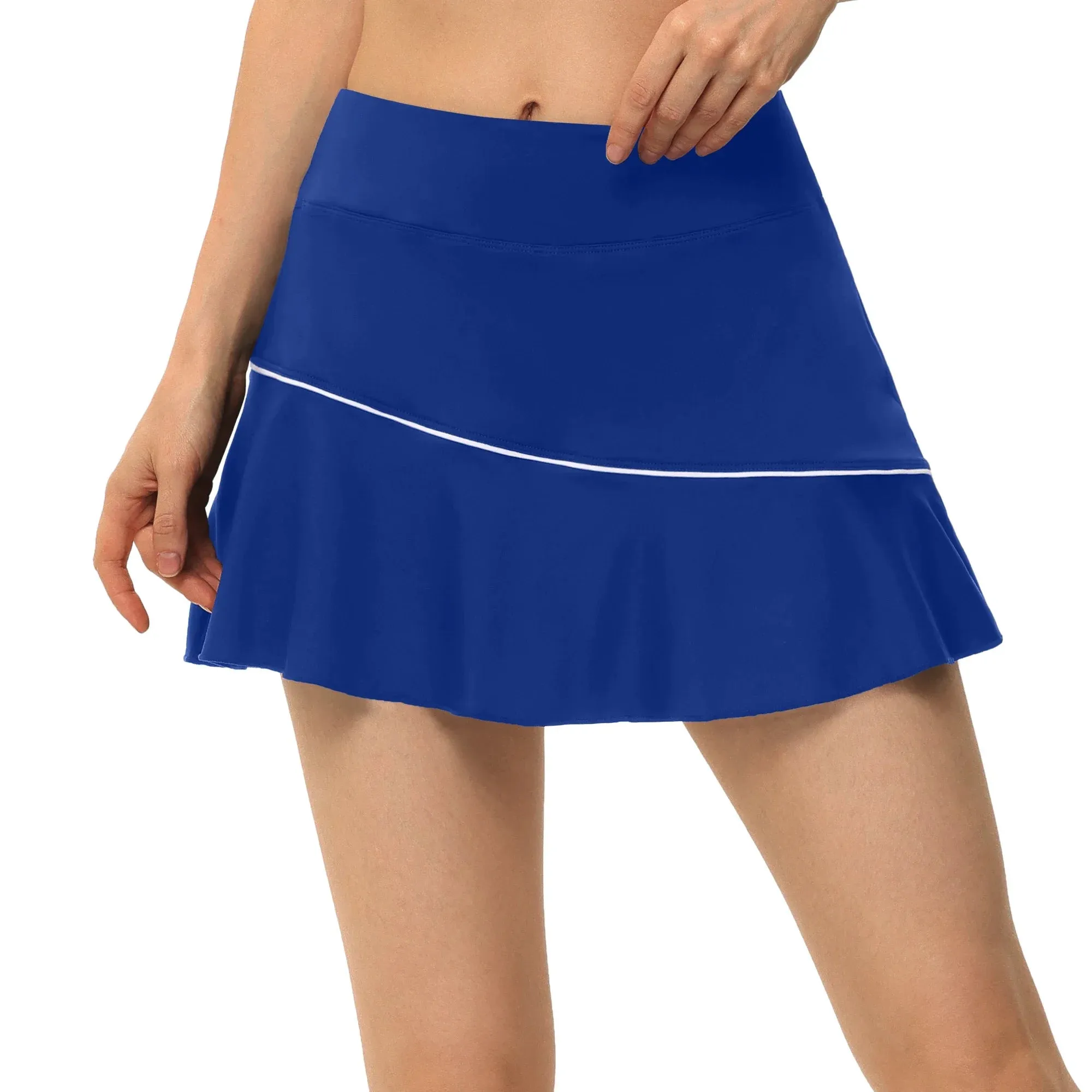 LVSANW Allukasa Golf Sport Einfarbig Workout Volleyball S-5XL Tennis Running Skort Skirt Athletic Yoga2020 Athletisch Fitness Skirts
